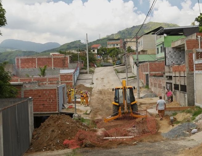 As obras do Bairro Maravilha seguem por diversas ruas da Zona Oeste - Marcelo Piu/Prefeitura do Rio