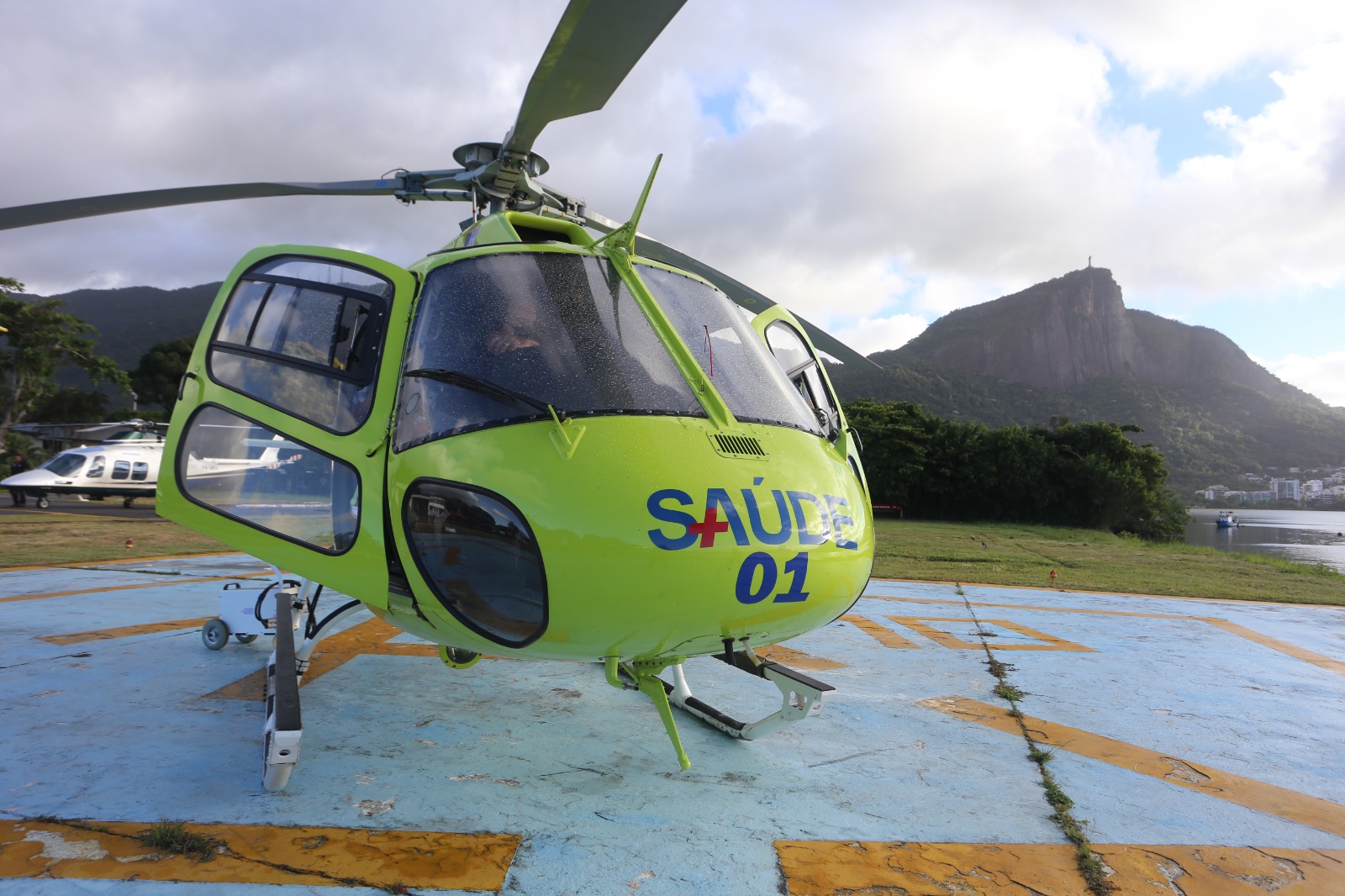 Secretaria de Saúde tem helicóptero exclusivo para o transporte dos órgãos, o que agiliza o processo (Fotos: Divulgação / Mauricio Bazilio)