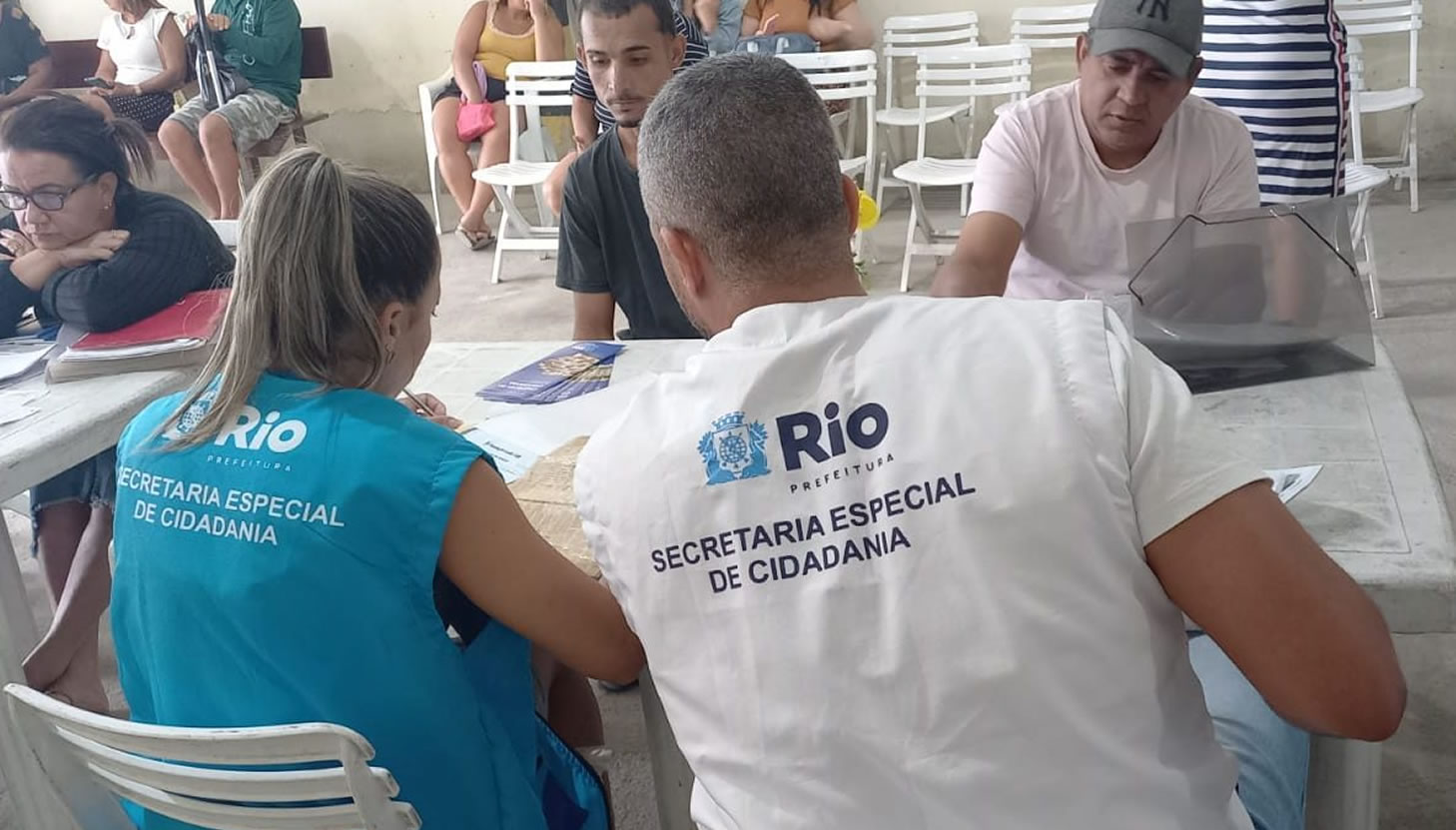 O programa Cidadania Itinerante leva diversos serviços à população - Prefeitura do Rio