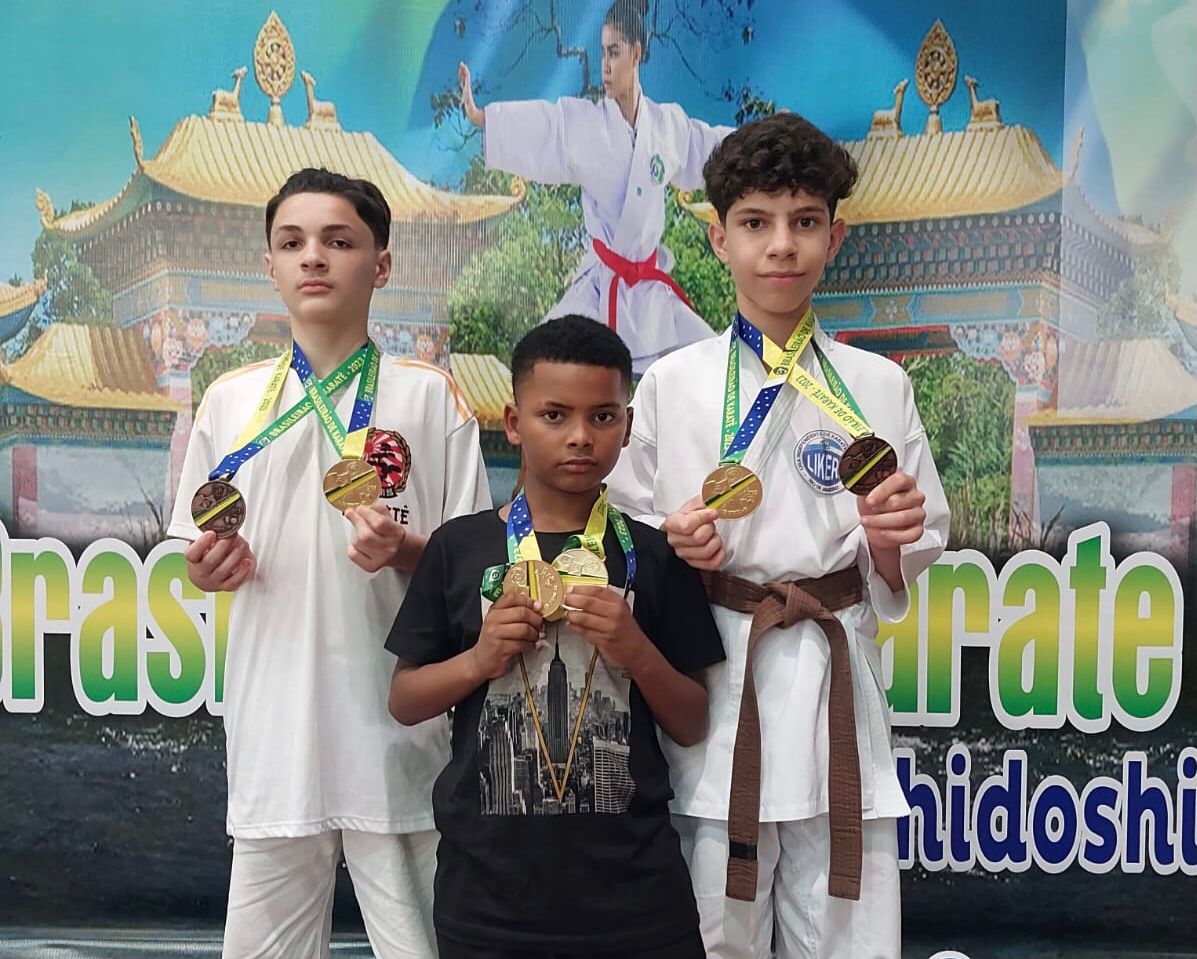 Alunos da Vila Olímpica de Bangu conquistam seis medalhas no Brasileirão de Karate Esportivo | Imagem divulgação Prefeitura do Rio