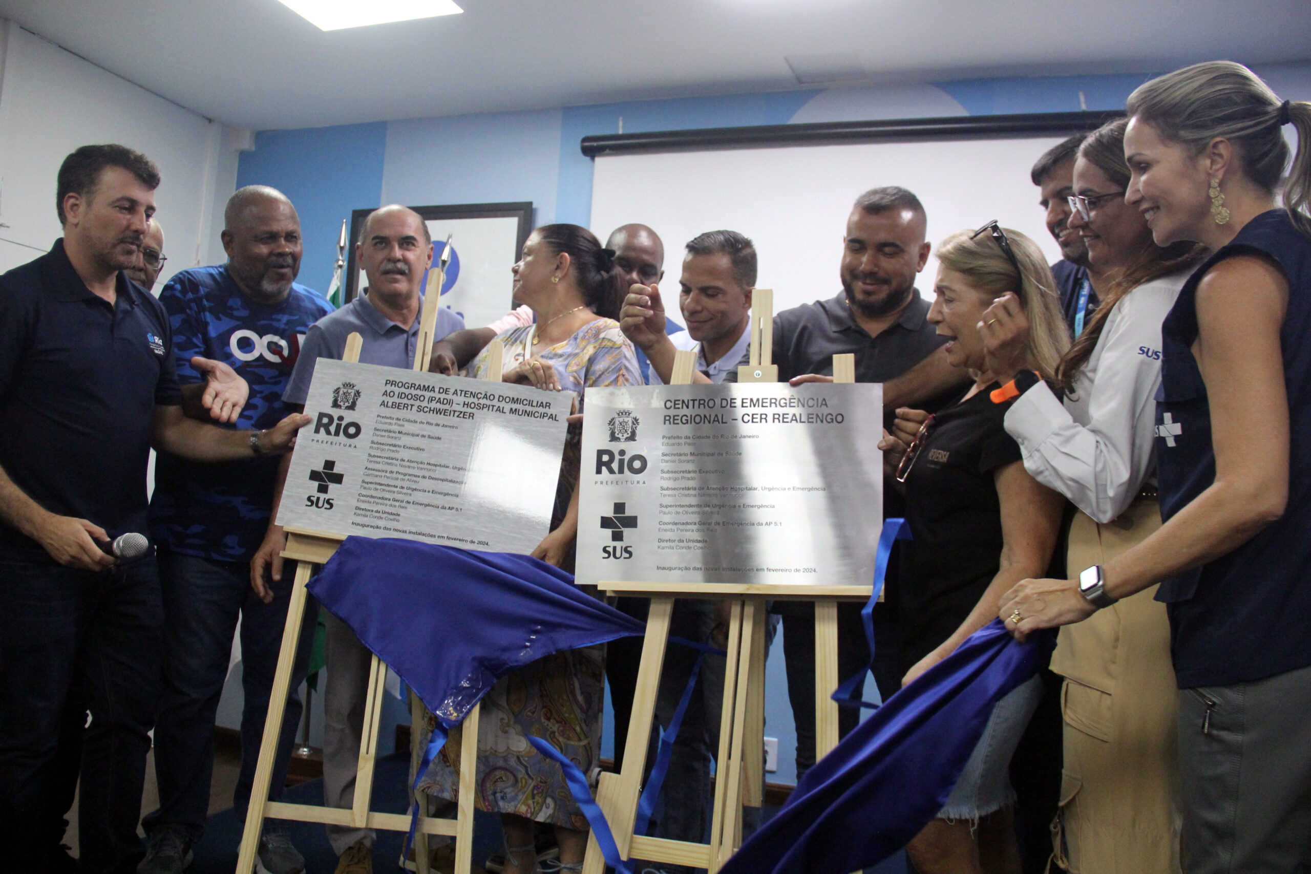 A Secretaria Municipal de Saúde (SMS) e o Viva Rio inauguraram, no último sábado (17), a revitalização do Hospital Albert Schweitzer, em Realengo - Crédito - Comunicação Viva Rio