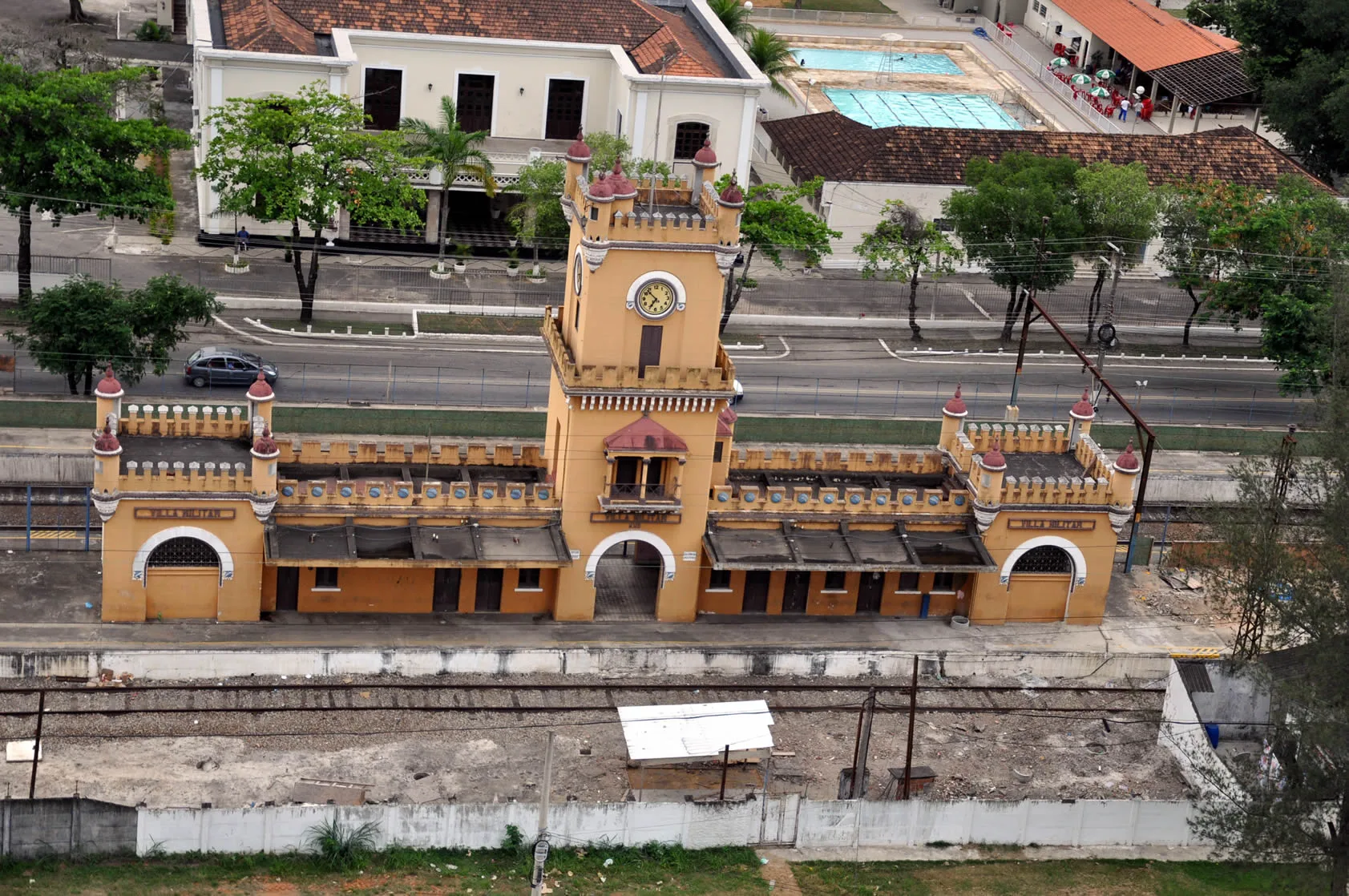 A estação de Vila Militar foi inaugurada em 1910 | Foto Rogério Silva